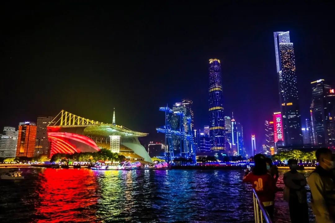 零号时光拍摄的珠江夜景